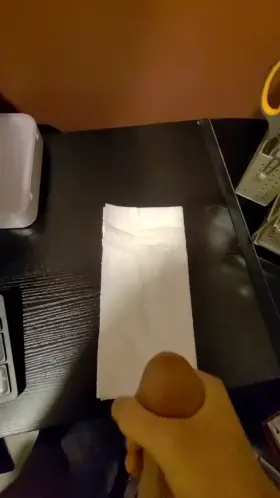 I came so hard I hit the wall. Need a bigger desk!