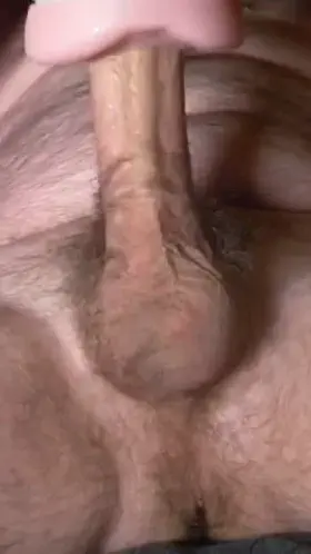 Cumming in my Anal Fleshlight