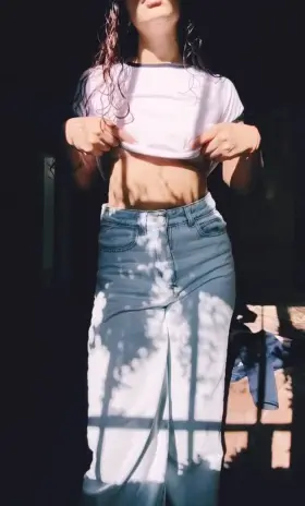 Do you want to have fun with this girl? before your wife arrives