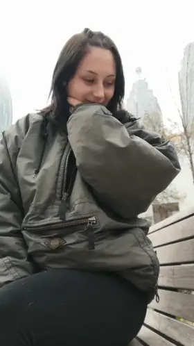 I was so shy because this is a very public spot ahahahaha, and my first flash alone 💕 hope you like it 🤭🍆