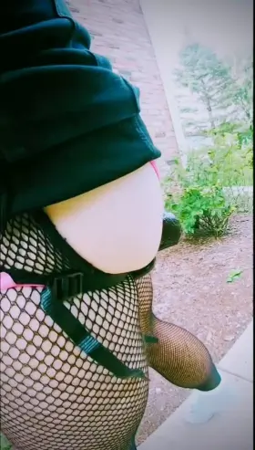 This is humiliation. Public exposure along a busy road while wearing my favorite BBC dildo. 🤭