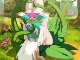 [Divine Arms] An r- vine captures Siggy. (Caschlecook)