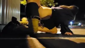 I am on the lookout while he goes for my cervix. Open parking lot sex session wound up being a success!