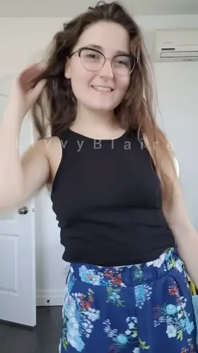 What's underneath my tank top, I wonder?