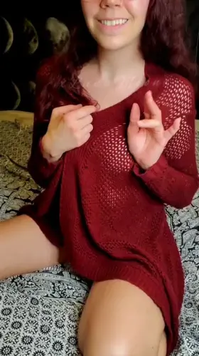 Hey! I hope my tiny tits are worth stoping for! ❤😊