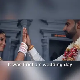 Cheating desi slut Prisha fucks a BWC on her wedding night