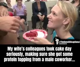 I almost forgot my cake day today. Happily my wife’s coworkers never forget hers...