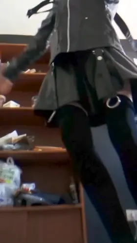 Classic japanese panties upskirt