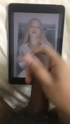 Shot my load on Sophia Diamond