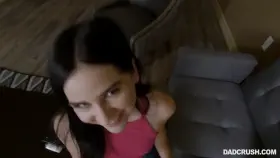 Teaching his girl how to suck properly