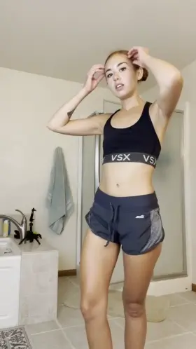 Post workout glisten!