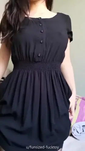 My cute dress hides a dirty secret underneath...