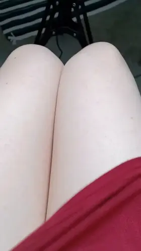 I hope you don't mind this surprise under my dress, babe 😘