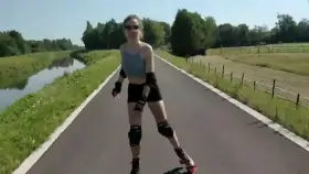 Doing some skating