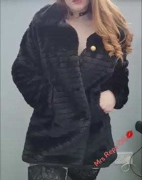 Giving you a peek underneath my fur coat