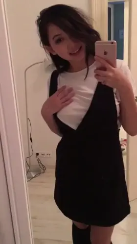 Adorable Asian Teen Shows Her Perfect Boobs