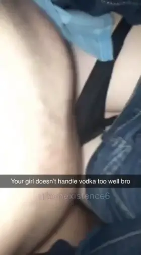 Vodka doesn’t suit her..