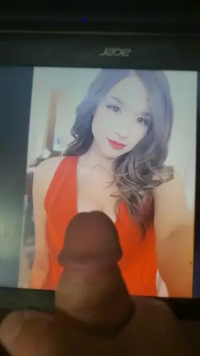 Pokimane gets my load!! Third of the day!😍🥵😜