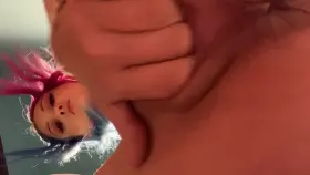 I got horny whilst out for cocktails so I went to the toilets for a play😜