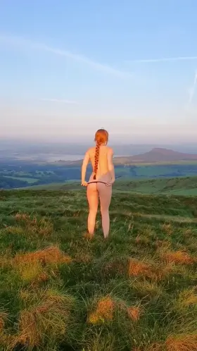 I got caught fully nude, hope the dog walker enjoyed the view [oc]