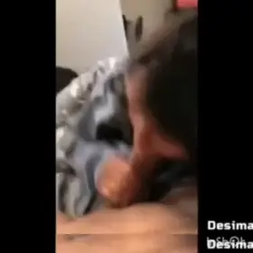 😍deep throw 🥰blowjob by 😍cute 🍑girl and 💦cum on 🍑boobs video