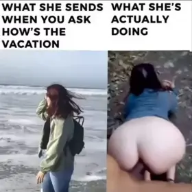 When she’s says it just a “class trip.”