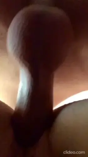 Moments before cumming