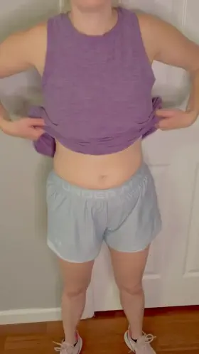 Real mom after a workout (36f)