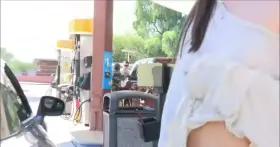 Strip On A Gas Station