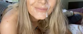 [oc] I’m happiest with a face covered in cum 🥰