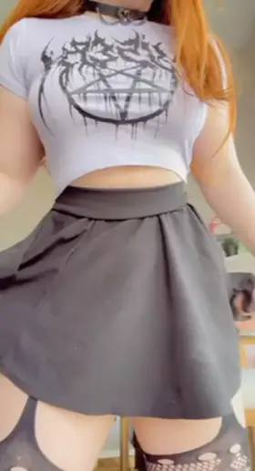 If you meet a busty goth girl who isn’t wearing panties it’s your duty to make sure she gets fucked hard