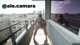 She got a phat one and she knows how to move it